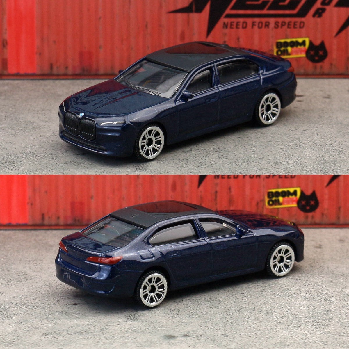 1/72 BMW THE I7 Toy Car Model CCA MSZ 1:64 Diecast Vehicle Miniature Free Wheels Collection Suitable for Hot Wheels Gift Kid