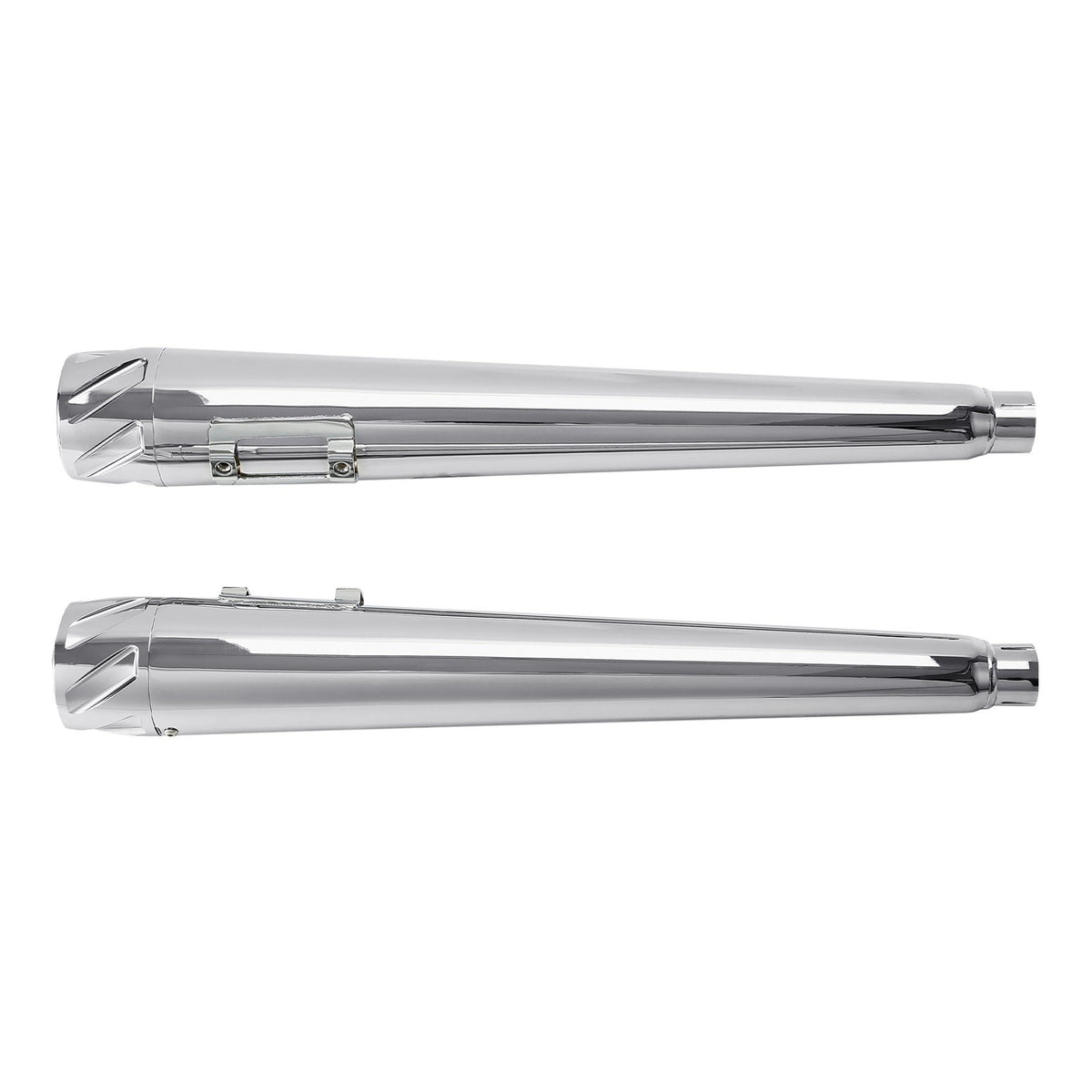 Motorcycle 4" Slip-on Mufflers Exhaust Pipes For Harley Touring Electra Street Glide 1995-2016