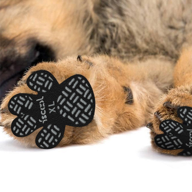 4-Pack Almofadas Antiderrapantes para Patas de Cães, Adesivos de Proteção para Patas de Cães com Adesivo Mais Forte para Chão Duro ou Lesões