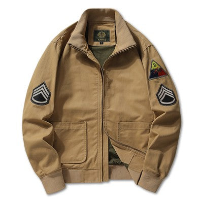 Autumn Men's Bomber Jacket Casual Male Outdoor Windbreaker Baseball Coats Fashion Retro Men Cotton Ma-1 Pilot Jackets  Clothing