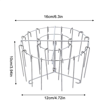 Stainless Steel Grill With 24 Skewers Air Fryer Stand Can Air Fryer Skewer Rack Stainless Steel Wire Rack Kitchen Gadgets Grill