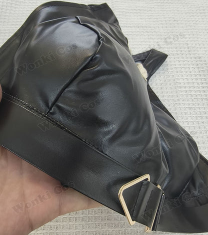 Peruca de Cabelo para Cosplay Arcane Jinx Traje Anime Sapatos Botas para Cosplay Jinx Feminino para Meninas, Mulheres, Role Play, Festa, Carnaval, Roupas