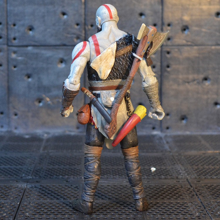 God of War 4 Kratos Boneco de Ação PVC Brinquedo Colecionável 18cm