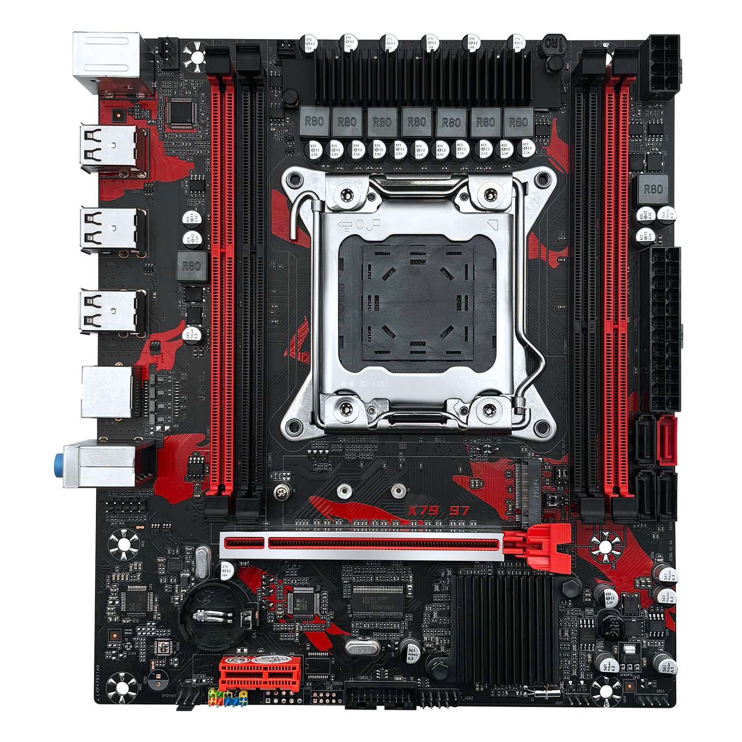 Combo Placa-mãe MACHINIST X79 Processador Intel Xeon E5 2650 V2 LGA 2011 CPU + Memória RAM DDR3 1*16GB Suporte Slot M.2 NVME