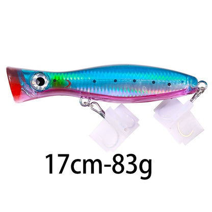 Iscas de Pesca Popper Topwater 11cm 23g 13cm 43g Pesca Boia Artificial Pesca de Baixo, Lúcio, Carpa, Wobbler, Artigos de Pesca