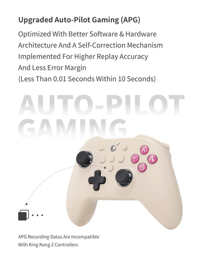GuliKit KingKong 3 Pro Game Controller?KK33 NS38 Gamepad with Hall Effect Joysticks for PC Windows Nintendo Switch Android iOS