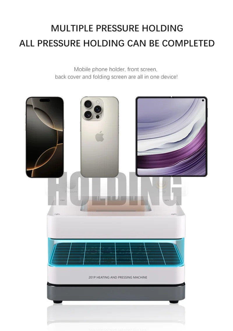 TBK-201P Intelligent Compression Machine Intelligent Pressure Hold Machine For Phone Cellphone Screen Repair Built-in Air Pump