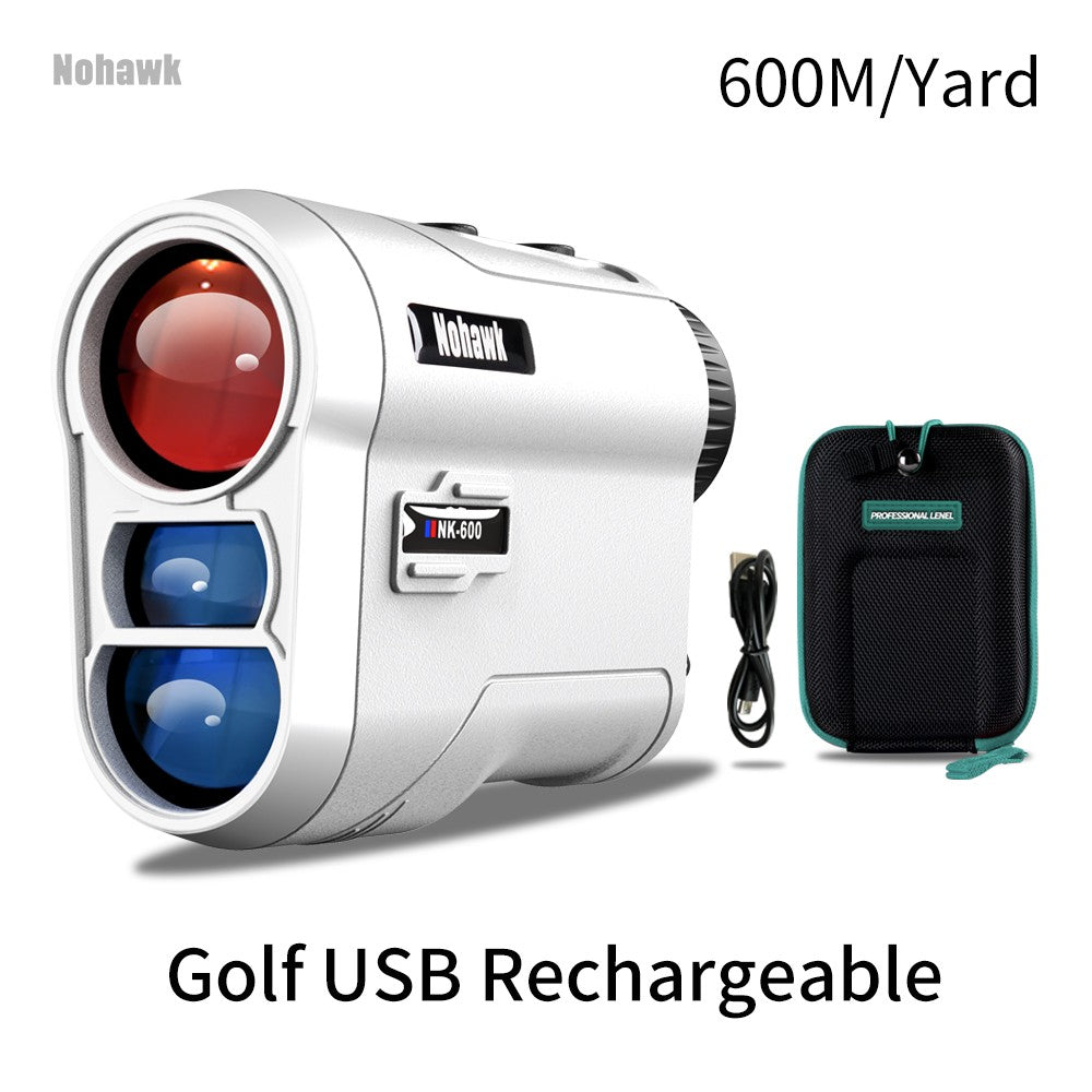 Medidor de Distância Monocular a Laser para Golfe e Caça Nohawk 600M 1000Y com Compensação de Inclinação para Golfistas