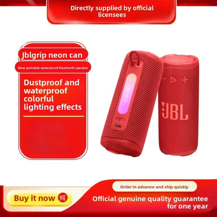 JBL GRIP Versão Hong Kong 80 Novo Alto-falante Portátil Remanufaturado BT5.3 15H de Reprodução IP67 à Prova D'água e Poeira para Esportes ao Ar Livre