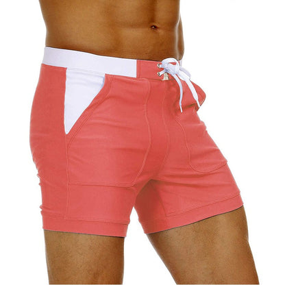 MAGCOMSEN Men's Swimwear Shorts Summer Quick Dry Swimming Trunks Surf Board Shorts Boxer Briefs Swimsuit Beach Sunbathing Shorts