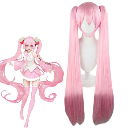 Anime Character Performance Clothes MIKU Anime Clothes Cosplay Clothes JK Skirt Same Suit Wig Accessories Halloween