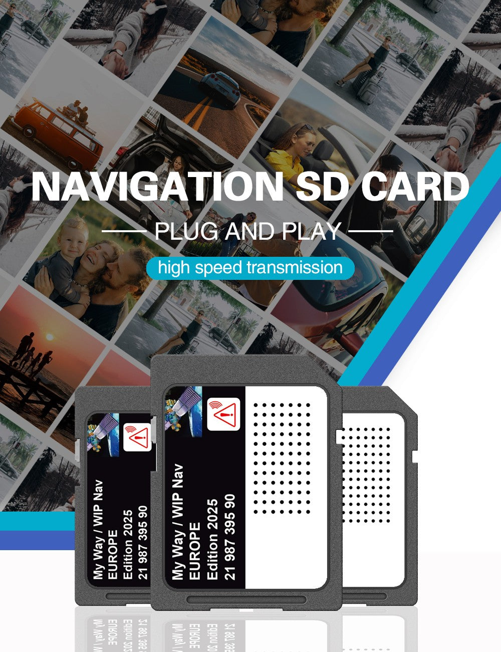 2025 Navigation SD Card 16GB Upgrade EU Morocco 2025 Maps Sat Nav for Peugeot 207 308 3008 407 508 807 Expert Partner 2198739590