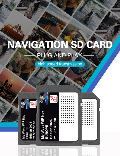 2025 Navigation SD Card 16GB Upgrade EU Morocco 2025 Maps Sat Nav for Peugeot 207 308 3008 407 508 807 Expert Partner 2198739590