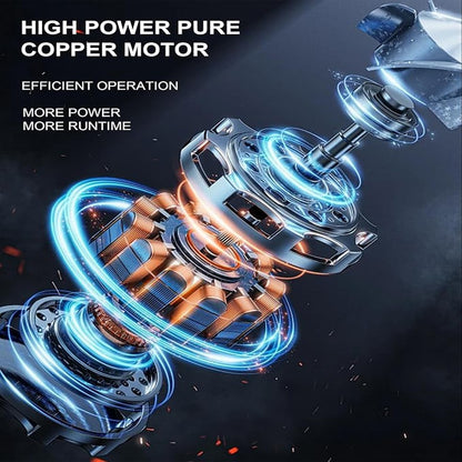 Furadeira de Impacto AZZUNO 1500W Martelete Perfurador Profissional Potente Furadeira Elétrica com Martelo Modos de Ajuste Multifuncionais