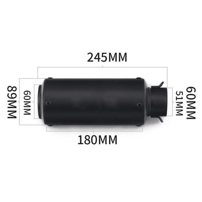 motorcycle exhaust inox muffler carbon fiber exhaust Universal 51/60mm with DB Killer for z900 R3 R25 MT07 MT09 R1 Z400 Z650