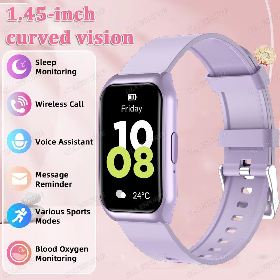 New Curved Screen Smart Watch 2025 For Health Watch Heart Rate Blood Oxygen/Pressure Sleep Monitor Sports Waterproof Smartwatch