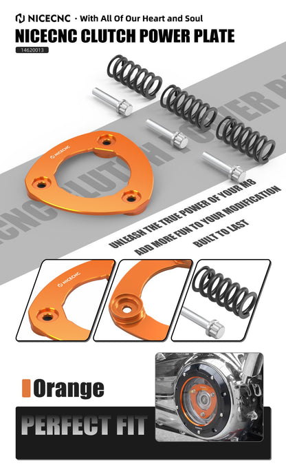 Para Harley 2017-2024 Street Glide FLHX /Special Road Glide FLTRX/Special Road King FLHR M8 Derby Clutch Cover Clutch Power Plate