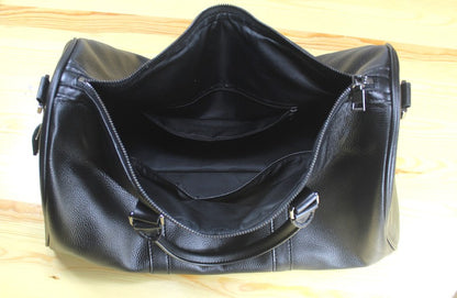 MUNUKI Vintage Crazy Horse Genuine Leather Travel bag  Large Luggage bag men Leather duffle bag Large Weekend Bag Tote Big