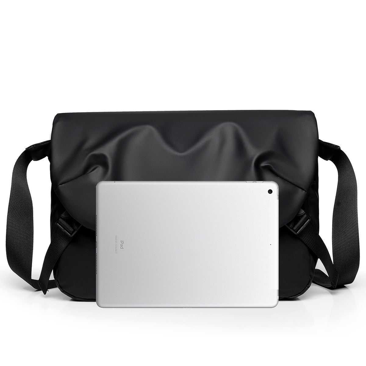 Minimalist Black Men's Shoulder Bag Male High Quality Waterproof Briefcase Crossbody Bag Business Style Messenger Bags for Men