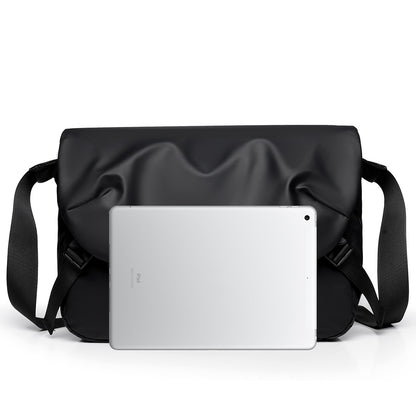Minimalist Black Men's Shoulder Bag Male High Quality Waterproof Briefcase Crossbody Bag Business Style Messenger Bags for Men