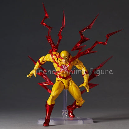 Revoltech Amazing Yamaguchi Flash Action Figure Articulado 17cm Flashpoint Modelo Kaiyodo Flash Bonecos Coleção Brinquedo Presentes de Fim de Ano