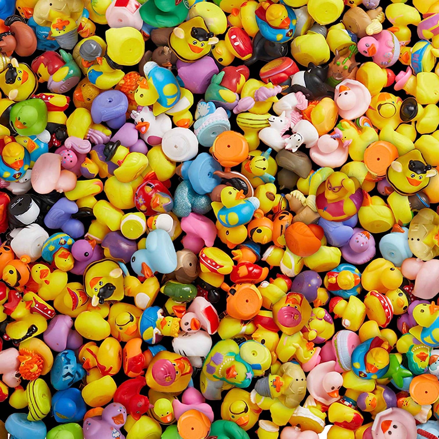50/100/150pcs Rubber Duck for Jeeps Ducking  2" Bulk Floater Duck for Kids - Baby Bath Toy Assortment - Party Favors, Birthdays,
