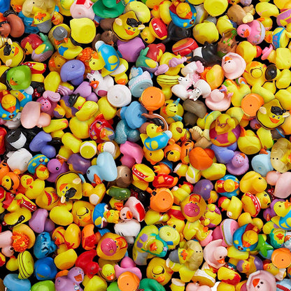 50/100/150pcs Rubber Duck for Jeeps Ducking  2" Bulk Floater Duck for Kids - Baby Bath Toy Assortment - Party Favors, Birthdays,
