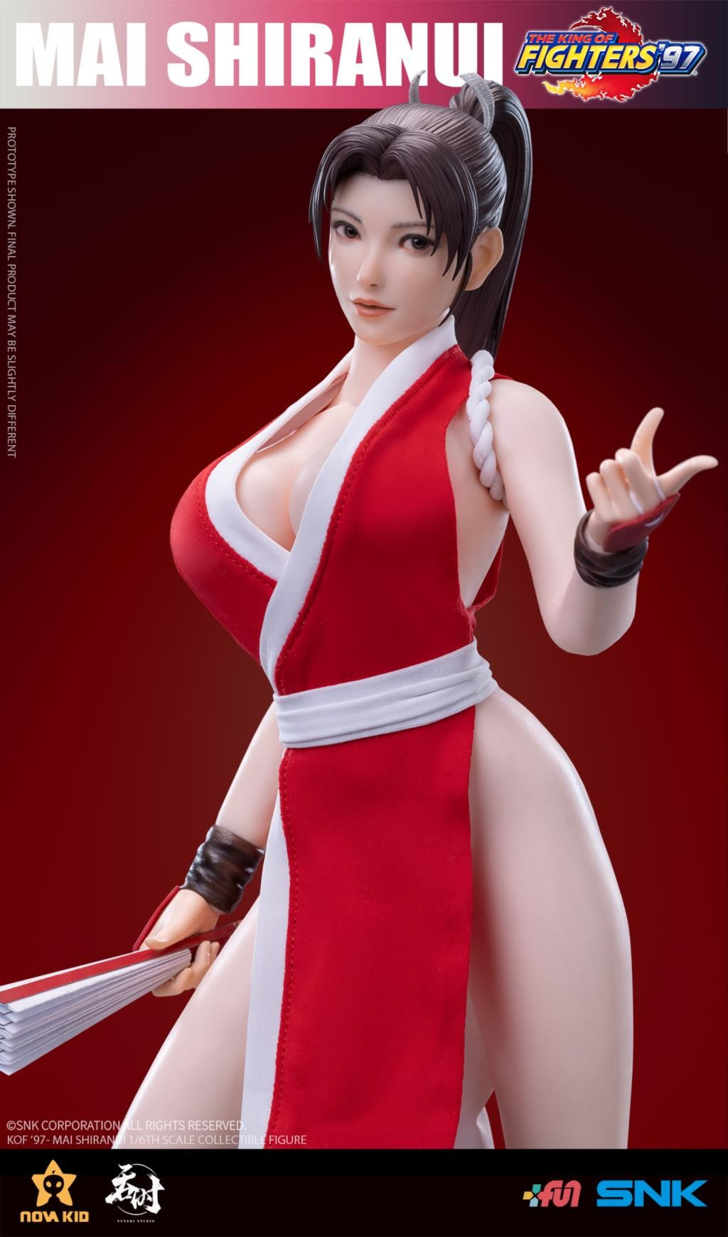 [EM ESTOQUE] Autorização SNK Rei dos Lutadores 97 Mai Shiranui TS-XZZ-002 Boneco de Ação de Brinquedo Com Caixa