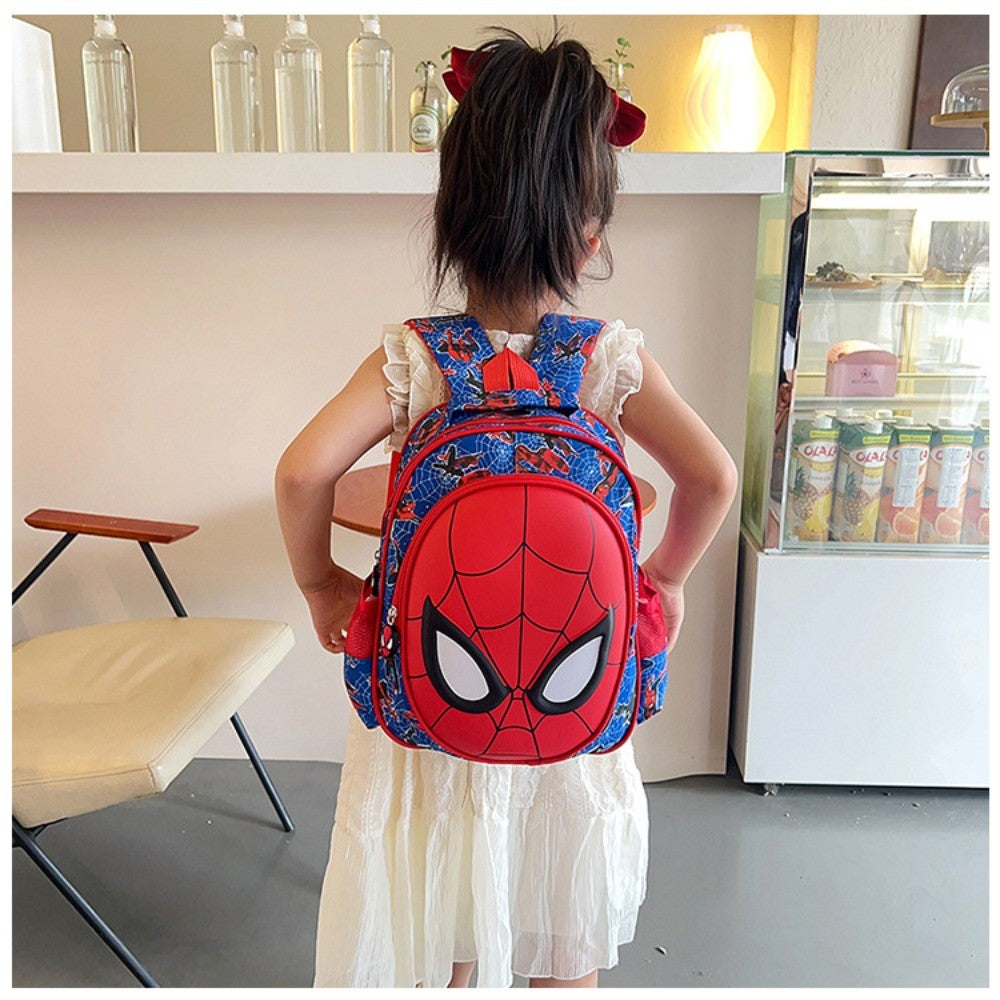 Mochila Infantil Escolar Homem-Aranha da Marvel, Bonita, Leve, Ergonômica, para Meninos e Meninas do Jardim de Infância