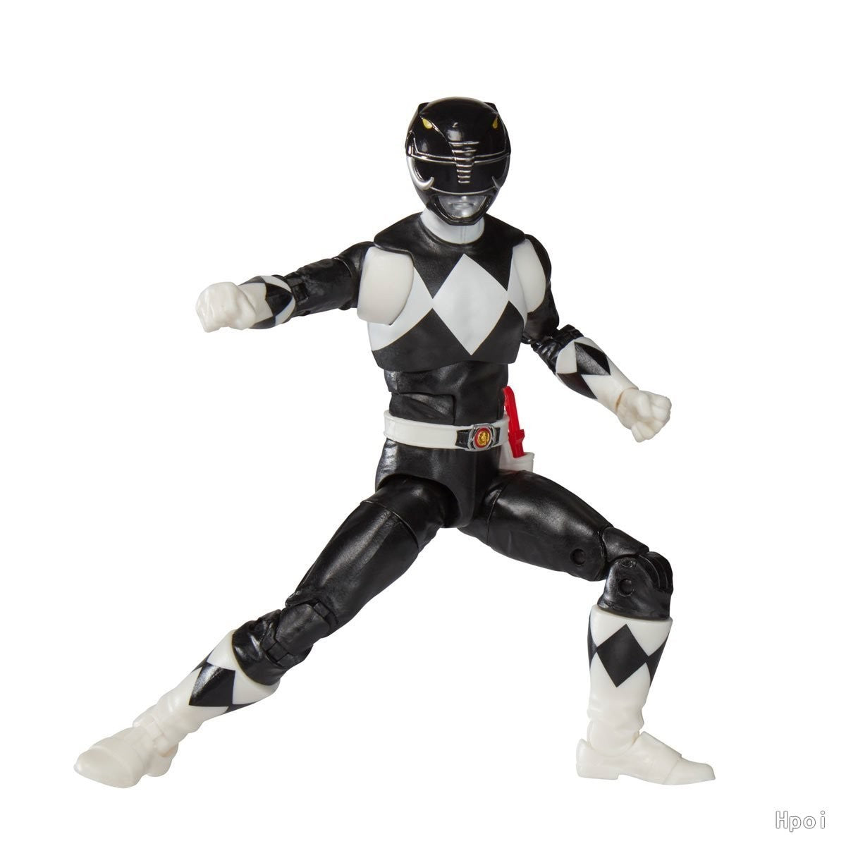 ?Promoções Quentes?Hasbro Original Power Rangers Lightning Collection Mighty Morphin Power Rangers Boneco Ranger Preto Figura de Anime Presente