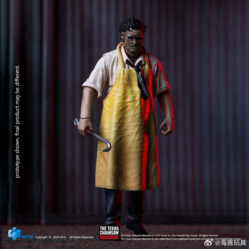 1/18 HIYA Action Figure Exquisite Mini Series Texas Chainsaw Massacre 1974 Leather Face - Killing Mask Standard Ver.