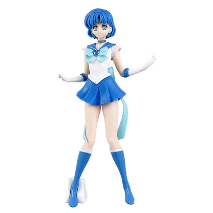 23cm Sailor Moon Anime Figura Marinheiro Marte Mercúrio Júpiter Vênus Saturno Action Figure Modelo Brinquedos Colecionáveis Presente de Aniversário para Crianças