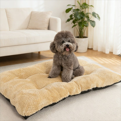 Colchonete Longo de Pelúcia para Animais de Estimação, Quente de Inverno, Confortável, Cama para Cachorros, Cama para Gatos, Almofada para Ninho de Animais de Estimação