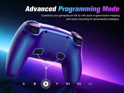 For Playstion 5 Controller PS5 Pro/Slim/PC Wireless Gamepad Hall Effect Trigger RGB Turbo Vibration Button Joystick
