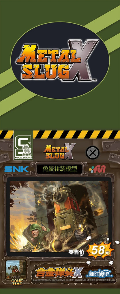 Em Estoque Modelo Montado Metal Slug X 2 SV-001 SV001 SLUGFLYER NOP-03 LANDSEEK T-2B Boneco de Ação Colecionável Presente