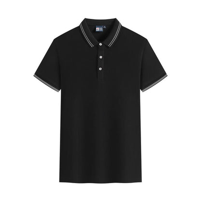 Breathable T-shirt, shirt, polo shirt, customized summer fashion, breathable short sleeved shirt, printed logo, embroidered work