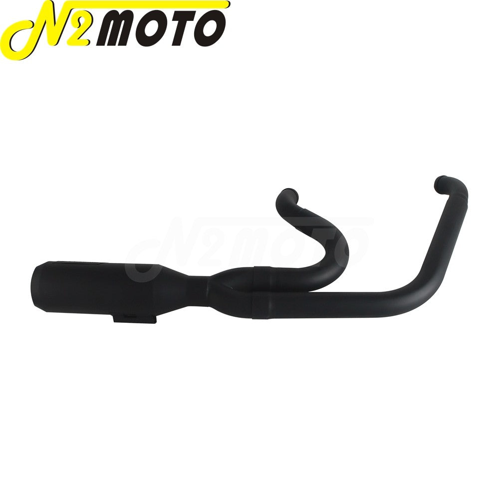 Motorcycle 2-into-1 Exhaust Muffler System For Harley Touring Electra Glide FLHTI FLHTK FLHTPI FLHTKL FLHTCUI FLHTKSE 2017-2025