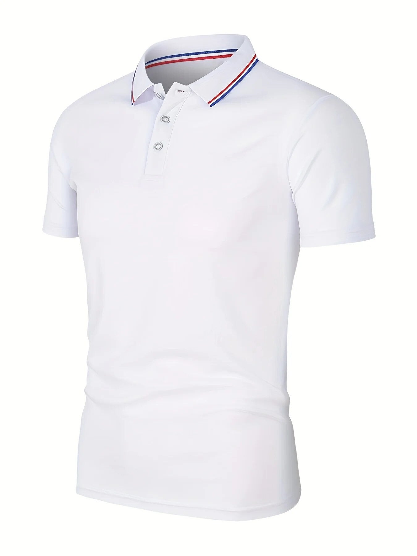 2025 Hot Sale Men's Summer Casual Breathable Comfortable Polo Shirt Men's Solid Color High Quality Short Sleeve T-Shirt