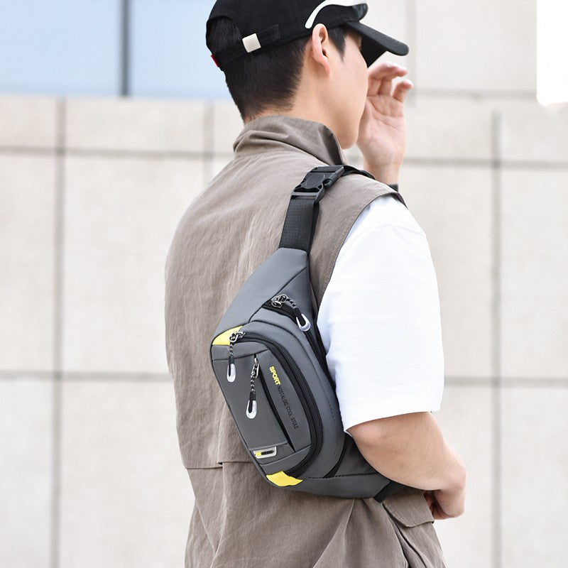 Unisex Mobile Waist Bag - Large Capacity, Water-Resistant, Durable for Work & Travel, Fashion Crossbody Pack Sports Bag