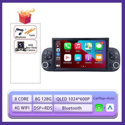 7" 4G Para FIAT Panda 2013 2014 - 2020 Carro Carplay Auto Android Rádio Navegação GPS Multimídia Player de Vídeo 4G WIFI DSP