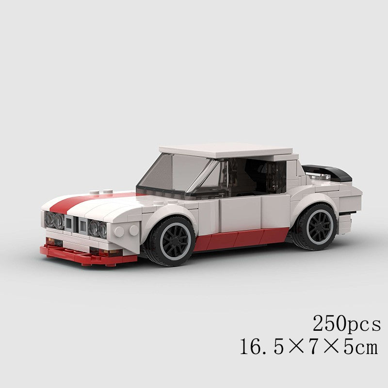 MOC Speed Sports Super Carro de Corrida Blocos de Montar DIY Tijolos Cidade Rally Técnico Grande Veículo de Corrida Presente de Natal Brinquedo