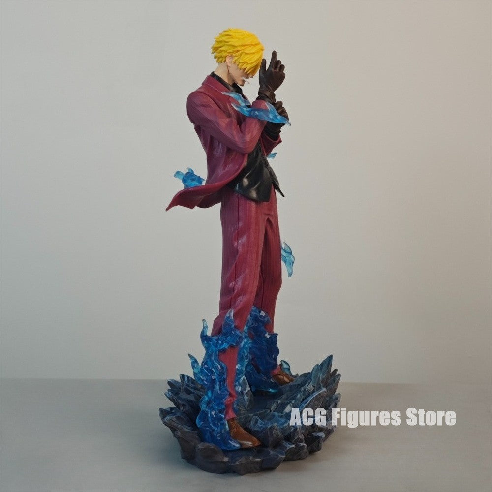 25cm/9.84in Anime ONE PIECE Figure Sanji Action Figures Pvc Statue Desktop Ornamen Collection Model Toys Gifts
