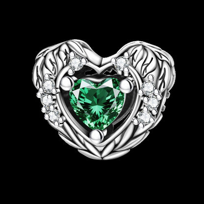 925 Sterling Silver Green Series Flower Tree Apple Pendant DIY Fine Beads Fit Original Charms Bracelet Women Jewelry Diy
