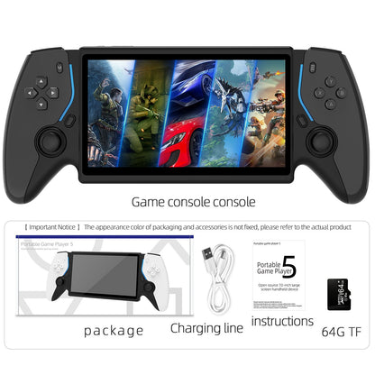 HC8000 Handheld Game Console Multiple Games 30+ Emulators 7.0 Inch Screen Portable Gaming Player Children's Toys Game Console