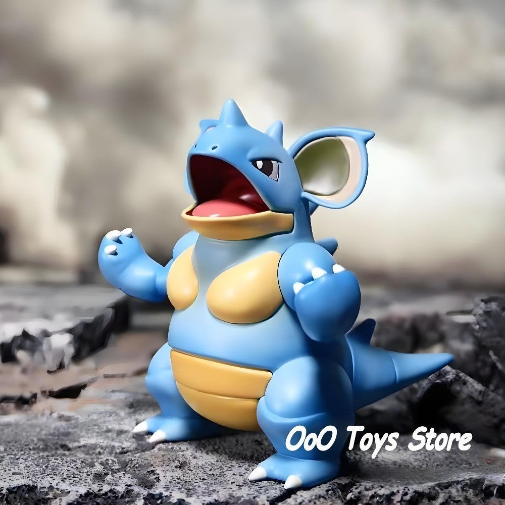Anime Pokémon Figura Nidoqueen E Nidoking Bonecos De Ação Brinquedos De Modelo De Coleção De PVC Para Presentes Infantis 2-6cm