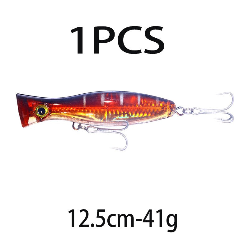 Iscas de Pesca Popper Topwater 11cm 23g 13cm 43g Pesca Boia Artificial Pesca de Baixo, Lúcio, Carpa, Wobbler, Artigos de Pesca