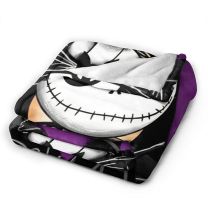 Nightmare Before Christmas Jack Cartoon Blanket Quality Soft  Throw Blanket Autumn Camping Couch Bed Graphic Bedspread