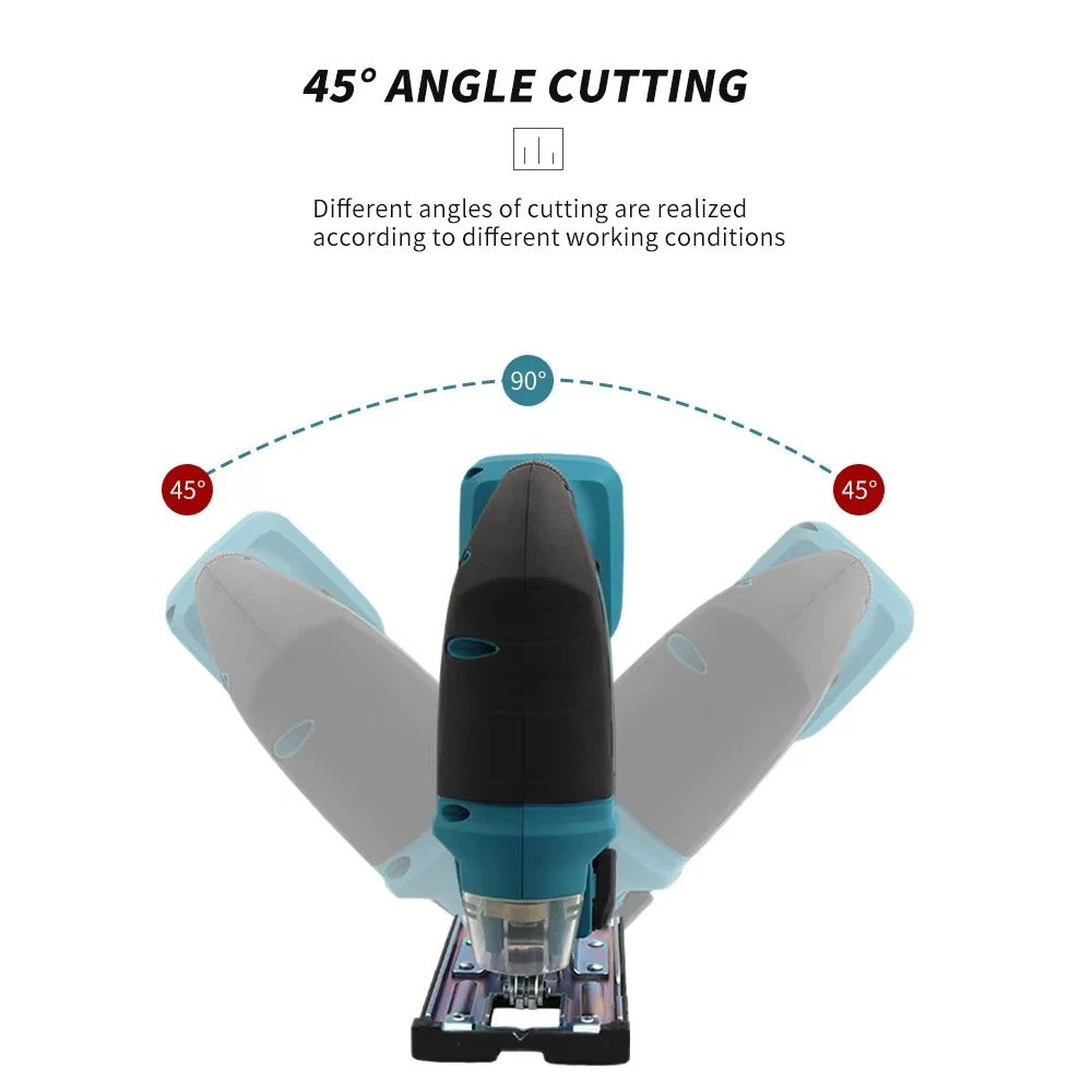 2025Makita DJV182Z Serra Tico-tico Brushless 340W 18V Sem Bateria com Lâmina de Serra Portátil a Bateria com Empunhadura tipo Barril Ferramenta Elétrica para Carpinteiro