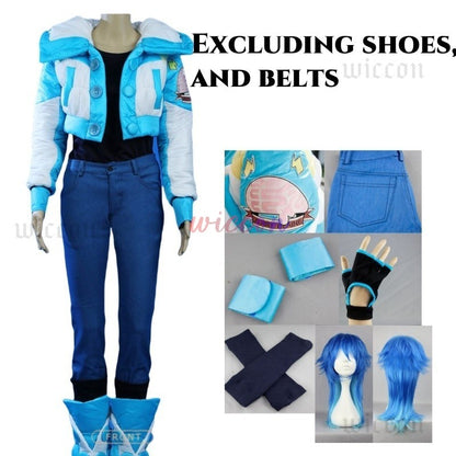 Athemis Dramatical Murder Seragaki Aoba Cosplay Costume Coat Gloves Wig Anime Cosplay Costume Custom High Quality