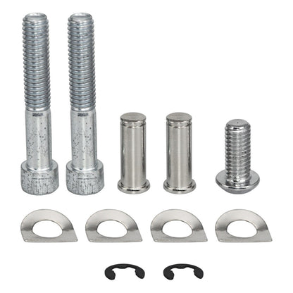 Kit de Suporte para Pedaleira Traseira de Passageiro para Motocicletas Harley Davidson Cross Bones FLSTSB 08-11 Softail Slim FLS FLSS 12-17